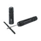 KIT REPARATION PNEU TUBELESS ROUTE / VTT HUTCHINSON PAR L'EXTERIEUR AVEC MECHES - CAPSULE ALU (5 MECHES D 1.5mm + 5 MECHES D 3mm + OUTIL) 3248382085520