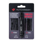 KIT REPARATION PNEU TUBELESS ROUTE / VTT HUTCHINSON PAR L'EXTERIEUR AVEC MECHES - CAPSULE ALU (5 MECHES D 1.5mm + 5 MECHES D 3mm + OUTIL) 3248382085520