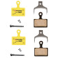 PLAQUETTE DE FREIN ROUTE SHIMANO DURA-ACE R9170, ULTEGRA R8070, TIAGRA R4770, RS805, RS505, RS405, RS305, TEKTRO R310 (SWISSSTOP ORGANIC SILENCE - DISC 34RS) (PAIRE SUR CARTE) 7640121225529