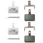 PLAQUETTE DE FREIN VTT SHIMANO DEORE M515,M486,M485,M575,M395 (SWISSSTOP ORGANIC - DISC 15E - FAIR & PAIR) (2 PAIRES) - COMPATIBLE VAE 7640121225567