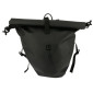 SACOCHE ARRIERE VELO LATERALE HAPO.G WATERPROOF PVC 20L NOIR (VENDU A L'UNITE) - FIXATION CROCHETS SUR PORTE BAGAGE 3104889922457