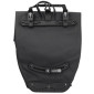 SACOCHE ARRIERE VELO LATERALE HAPO.G WATERPROOF PVC 20L NOIR (VENDU A L'UNITE) - FIXATION CROCHETS SUR PORTE BAGAGE 3104889922457