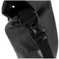 SACOCHE ARRIERE VELO LATERALE HAPO.G WATERPROOF PVC 20L NOIR (VENDU A L'UNITE) - FIXATION CROCHETS SUR PORTE BAGAGE 3104889922457