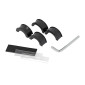 SUPPORT SMARTPHONE/TELEPHONE DE TROTTINETTE LARGEUR REGLABLE 55 A 100 mm ORIENTABLE A 360° -P2R- 3700948296943