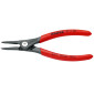 PINCE A CIRCLIPS EXTERIEUR PRO KNIPEX 140mm DIAM CIRCLIPS 3 A 10mm GRIS ANTIROUILLE POINTE 0,9mm (DROITE) (49 11 A0) -MADE IN GERMANY- 4003773048718