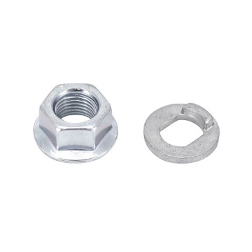 ECROU ET RONDELLE DE ROUE MOTEUR DE TROTTINETTE XIAOMI M365, 1S, ESSENTIAL, PRO, PRO 2, MI 3 (VENDU A L'UNITE) -P2R- 3700948296271