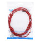 TRANSMISSION DE FREIN POUR TROTTINETTE XIAOMI MI 4 PRO ROUGE 1,80 M (CABLE + GAINE) -P2R- 3700948296677