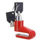 ANTIVOL MINI BLOQUE DISQUE POUR TROTTINETTE ROUGE 3700948296967