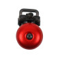 SONNETTE/TIMBRE POUR TROTTINETTE XIAOMI PRO, PRO 2, 1S, ESSENTIAL, MI 3, M365 NOIR/ROUGE -P2R- 3700948295977