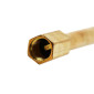 PROLONGATEUR DE VALVE/RACCORD DE POMPE POUR TROTTINETTE ELECTRIQUE ALU VS (LONGUEUR 140 mm) 3700948296363