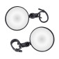 RETROVISEUR EMBOUT DE GUIDON UNIVERSEL TROTTINETTE/VELO (PAIRE) -P2R- 3700948297612
