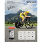 GPS / COMPTEUR IGPSPORT BSC100S AVEC VITESSE, ALTIMETRE, TEMPERATURE COMPATIBLE STRAVA - Option : CAPTEUR CADENCE, VITESSE ET CARDIO 6970817350473