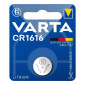 PILE BOUTON CR1616 LITHIUM VARTA 3V (VENDU A L'UNITE) 4008496270989