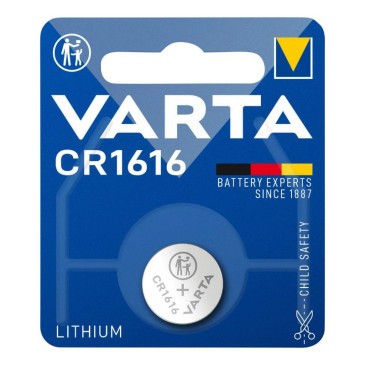 PILE BOUTON CR1616 LITHIUM VARTA 3V (VENDU A L'UNITE) 4008496270989