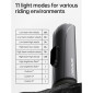 ECLAIRAGE VELO AVANT INTELLIGENT IGPSPORT VS1800 LUMENS ALU LED - LONGUE PORTEE VISION 150 METRES - BLUETOOTH GPS - 11 MODES DIFFERENTS - 6970817351609