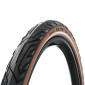 PNEU VTT URBAIN 28 X 1.75 CONTINENTAL PURE CONTACT NOIR FLANC MARRON REFLEX TUBELESS READY (47-622) COMPATIBLE VAE 4019238073973