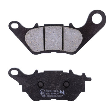 PLAQUETTE DE FREIN NEWFREN POUR YAMAHA 125 XMAX 2018> AR, 300 XMAX 2017> AR, 320 MT-03 2016> AR, YZF-R3 2015> AR (FD0516BE) (ELITE ORGANIQUE) 8025832416678