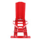 BLOQUE/CALE/ETAU DE ROUE MOTO P2R AVANT REGLABLE COMPATIBLE ROUE 16 à 21" ACIER ROUGE (A FIXER SOL, REMORQUE) 3700948289280