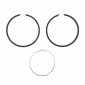 PISTON RING FOR MOPED PEUGEOT 103 MVL, SP, RCX, SPX, VOGUE - for CYLINDRE 160206 (TRAPEZOIDAL) (40x1,5mm) (PAIR) -P2R- 3700948258675