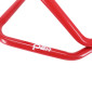 LEVE/BEQUILLE STAND MOTO P2R AVANT FIXATION SOUS TE DE FOURCHE ACIER ROUGE (HAUTEUR REGLABLE 67 à 88 cm) 3700948289266
