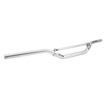 GUIDON 50 A BOITE ARTEK POUR BETA 50 RR/RIEJU 50 MRT/SHERCO 50 SM-R, SE-R/GILERA 50 SMT, RCR/DERBI 50 SENDA DIAM 22,2 mm LONGUEUR 800 mm HAUTEUR 72 mm ACIER ARGENT 3700948292969