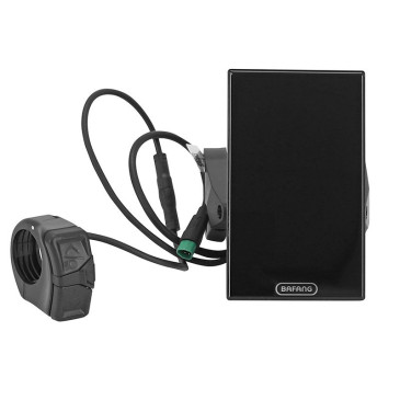 COMPTEUR / DISPLAY AVEC UNITE DE COMMANDE VAE BAFANG DP C010 CANBUS POUR MOTEUR CENTRALE M510, M420, M410, M210 NOIR AVEC BLUETOOTH (SUPPORT 22,2/25,4/31,8/35 mm LONGUEUR CABLE 230 mm) 3700948291337