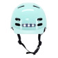 CASQUE VELO ADULTE NEWTON CITY V4 VERT PASTEL IN-MOLD AVEC ECLAIRAGE INTEGRE ET VISIERE TAILLE 55-58 SYSTEME FIDLOCK (VENDU EN BOITE) 3700948285831