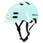 CASQUE VELO ADULTE NEWTON CITY V4 VERT PASTEL IN-MOLD AVEC ECLAIRAGE INTEGRE ET VISIERE TAILLE 58-61 SYSTEME FIDLOCK (VENDU EN BOITE) 3700948285848