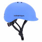 CASQUE VELO ADULTE NEWTON CITY URBAN BLEU NUIT MAT IN-MOLD AVEC VISIERE ET LOCK TAILLE 55-58 (VENDU EN BOITE) ECLAIRAGE INTEGRE SUR MOLETTE REGLAGE 3700948285732