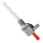 ROBINET ESSENCE CYCLO ADAPTABLE MBK 51, 41, CLUB (MOTEUR AV10) AVEC INDICATEUR DE POSITION ROUGE (QUALITE PREMIUM) -OMG- 3701213400683