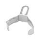 EQUERRE COULISSANTE STRONGLIGHT POUR FIXATION DE GARDE BOUE CLASSIC (35/48mm) INOX (VENDU A LA PAIRE) 3700223716432