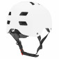 CASQUE VELO ADULTE SELECTION P2R CITY CB01 BLANC TAILLE M (52-58cm) REGLAGE MOLETTE 8435764421853
