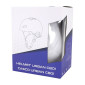 CASQUE VELO ADULTE SELECTION P2R CITY CB01 BLANC TAILLE M (52-58cm) REGLAGE MOLETTE 8435764421853