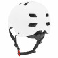 CASQUE VELO ADULTE CITY CB01 BLANC TAILLE L (52-58cm) REGLAGE MOLETTE - SELECTION P2R- 8435764421884