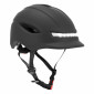CASQUE VELO/TROTTINETTE ADULTE URBAIN/CITY CP02 NOIR ECLAIRAGE INTEGRE TAILLE 59-61 REGLAGE MOLETTE - SELECTION P2R- 8435764421938