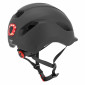 CASQUE VELO/TROTTINETTE ADULTE URBAIN/CITY CP02 NOIR ECLAIRAGE INTEGRE TAILLE 59-61 REGLAGE MOLETTE - SELECTION P2R- 8435764421938