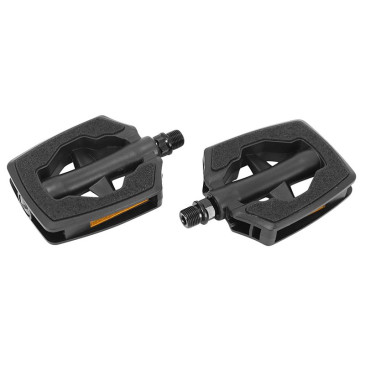 PEDALE CITY MARWI NOIR SP-880 SANDBLOCK RESINE FILETAGE 1/2" (PAIRE SUR CARTE) - QUALITE PREMIUM 8590966880027