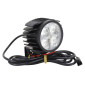 ECLAIRAGE/PHARE POUR TROTTINETTE FC1 A LED COMPATIBLE SMARTGYRO/KUGOO AVEC KLAXON INTEGRE NOIR -SELECTION P2R- 7427251493215