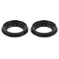 JOINT SPI CACHE POUSSIERE FOURCHE 50 A BOITE ADAPTABLE POUR RIEJU 50 MRT 2009> DIAM 37mm (OEM: 0/000.890.6007) (PAIRE) -SELECTION P2R- 7421082067966