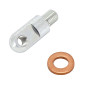 GUIDE CABLE DE POMPE A HUILE ORIGINE MINARELLI MINARELLI 50 AM6/BETA 50 RR/RIEJU 50 MRT/SHERCO 50 SM-R, SE-R (OEM: 0/005.650.1420) 3700948301401