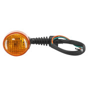 CLIGNOTANT SCOOT ADAPTABLE MBK 50 NITRO / YAMAHA 50 AEROX AR NOIR CABOCHON ORANGE A AMPOULE (VENDU A L'UNITE) -SELECTION P2R- 3701213439348