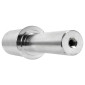 ADAPTATEUR/PIN DE LEVE/BEQUILLE MOTO STAND ARRIERE MONOBRAS POUR DUCATI 1098, 1200 MONSTER, 1200 MULTISTRADA, 939 SUPERSPORT ACIER ARGENT DIAM 40,5 mm -P2R- 3700948301135