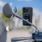 SUPPORT SMARTPHONE/TELEPHONE MOTO SP CONNECT VENDU A L'UNITE FIXATION TIGE DE RETROVISEUR NOIR INCLINABLE ET ORIENTABLE A 360° (DIAM 10, 12, 14, 16 mm) 4028017532334