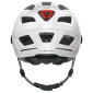 CASQUE VELO ADULTE ABUS URBAIN HYBAN 2.0 ACE BLANC POLAIRE ECLAIRAGE INTEGRE TAILLE L (56-61cm) REGLAGE MOLETTE 4003318869983