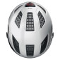 CASQUE VELO ADULTE ABUS URBAIN HYBAN 2.0 ACE BLANC POLAIRE ECLAIRAGE INTEGRE TAILLE L (56-61cm) REGLAGE MOLETTE 4003318869983