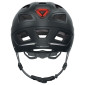 CASQUE VELO ADULTE ABUS URBAIN HYBAN 2.0 VELOURS NOIR ECLAIRAGE INTEGRE TAILLE M (52-58cm) REGLAGE MOLETTE 4003318868993
