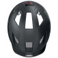 CASQUE VELO ADULTE ABUS URBAIN HYBAN 2.0 VELOURS NOIR ECLAIRAGE INTEGRE TAILLE XL (58-63cm) REGLAGE MOLETTE 4003318869013
