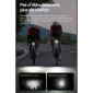 ECLAIRAGE VELO AVANT INTELLIGENT iGPSPORT VS500 LUMENS ALU LED RECHARGEABLE USB (VISIBLE 100m) - BLUETOOTH - SE FIXE SUR LE SUPPORT M83 LIVRE AVEC (CABLE NON INCLUS) 6970817351692