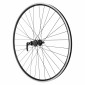 ROUE ROUTE PATIN BLOCAGE 700 CFX NOIR ARRIERE MOYEU ROULEMENT NOIR CASSETTE TYPE SHIMANO 11/10/9V 32 RAYONS NOIR JANTE 13C 3700948301074