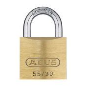CADENAS A CLE ABUS LAITON 55/30 (29x44 - Diam 5mm) 4003318028540